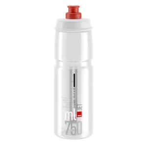 Bästa pris Cykelflaska Elite Jet Clear/Red/950