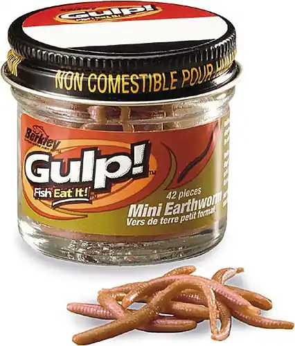 Berkley Gulp! Mini Earthworms Brun Populärt val