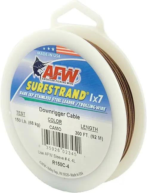 Fynd AFW Downrigger Wire 61m / 68kg.