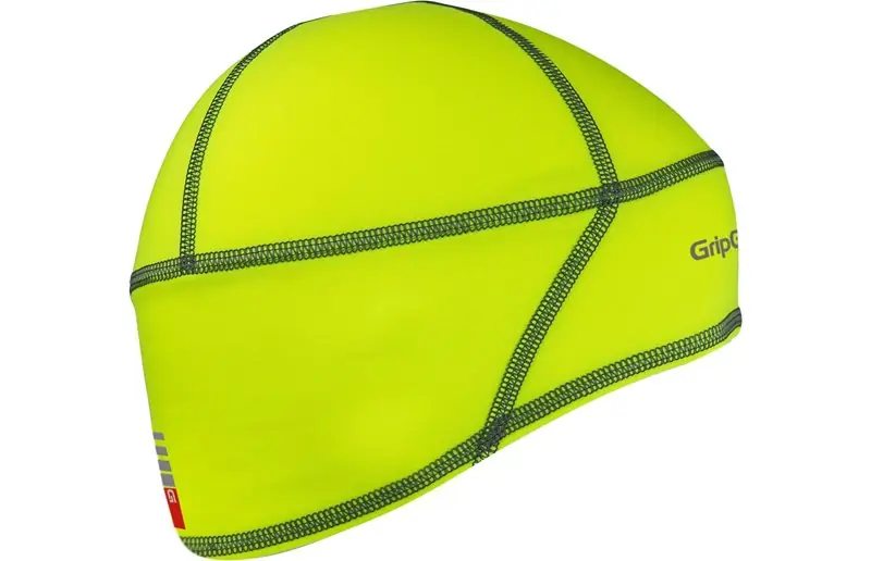 Outlet GripGrab Thermo Hi-Vis Vår-Höst hjälmmössa Yellow Hi-Vis