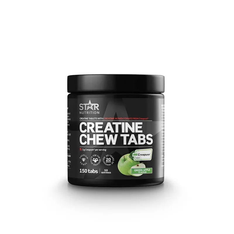 Creatine Chew Tabs, 150 kapslar Rea