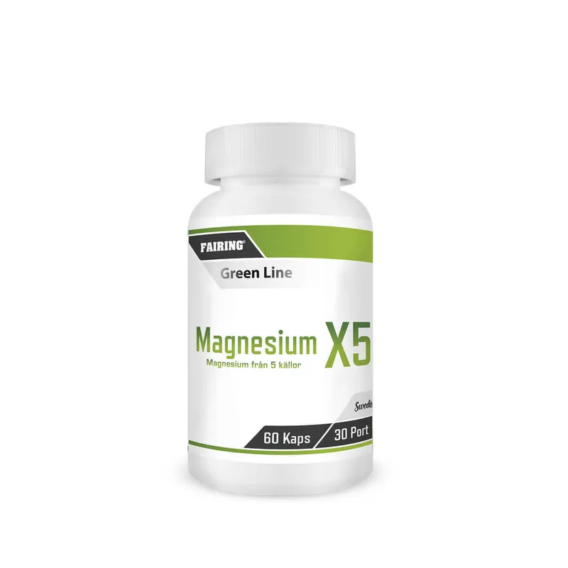 Magnesium X5, 60 kapslar Bästa pris