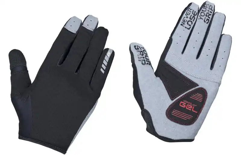 Gripgrab Cykelhandskar Gripgrab Shark Padded Full Finger Black Nyhet