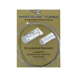 Bike Parts Bromsinlägg i rostfritt stål med tvärnippel (3000mm (ø15mm Fynd