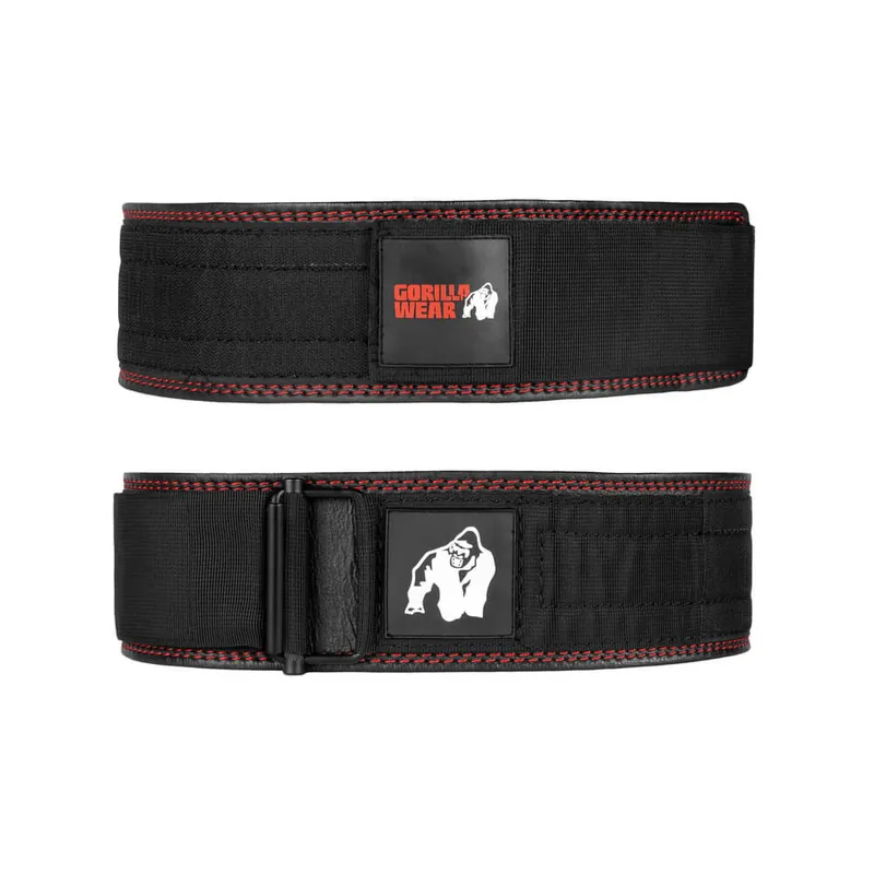 4 Inch Premium Lifting Belt, black, large/xlarge Begränsat antal