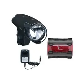 b&m IXON IQ Premium LED Uppladdningsbar Framlykt Set (80Lux) köpa Kampanjpris