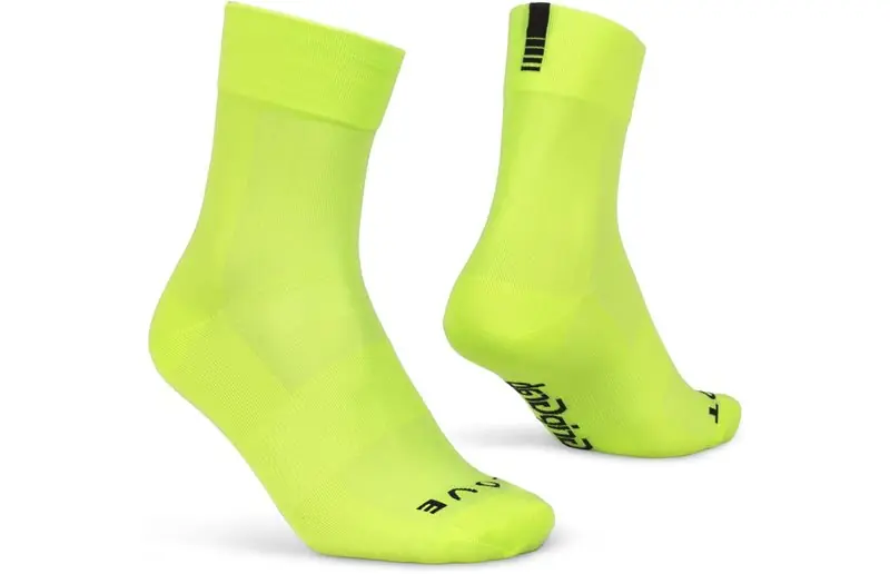 Fynd GripGrab Lightweight SL Regular Cut Sommarstrumpor Yellow Hi-Vis