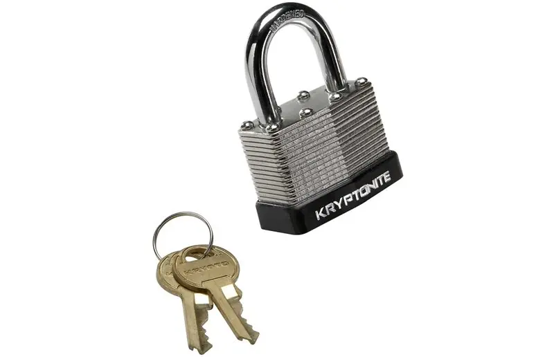 Kryptonite Key Padlock Laminated Steel 44mm risnedsättning