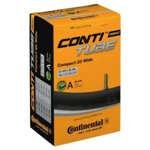 Begränsad tid Cykelslang Continental Compact Wide 20'"Schrader 34mm 50/62-406