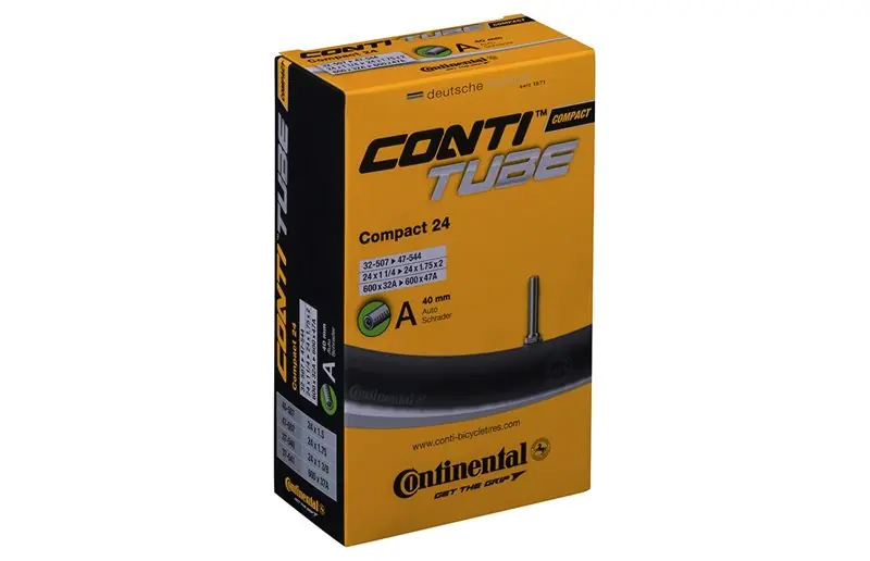 Sista chansen Cykelslang Continental Compact Wide 24'"Schrader 40mm 32/47-507/544