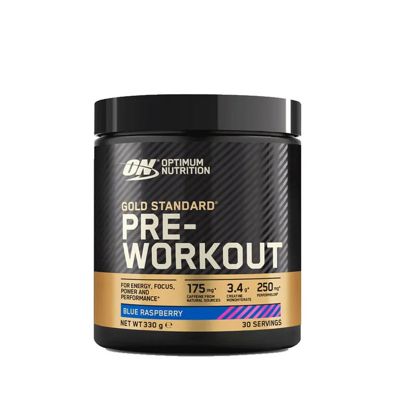 Gold Standard PWO, 330 g, Blue Raspberry Nyhet