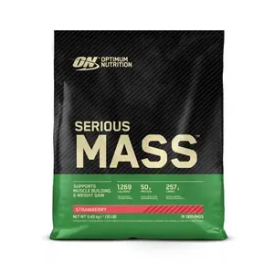Serious Mass, 5455 g, Strawberry Snabb frakt