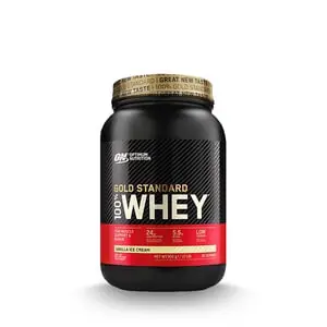100% Whey Gold Standard, 908 g, Vanilla Ice Cream Sänkt pris