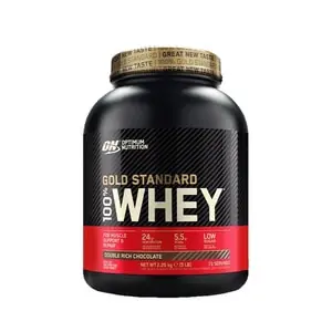 100% Whey Gold Standard, 2273 g, Double Rich Chocolate Kampanj