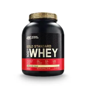 100% Whey Gold Standard, 2273 g, Vanilla Ice Cream Utförsäljning