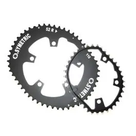 Beställ idag O.Symetric Kuggkrans Kit 110mm Standard för Racer 52/38 Tänder köpa bi
