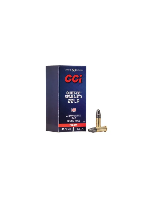 Populärt val CCI 22 LR Quiet Semi Auto LRN 45gr