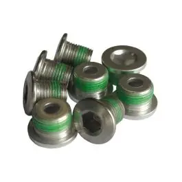 Truvativ Kedjeplatteskruvar för SRAM XX (4x2 stycken | M8/M10 | silver Sista chansen