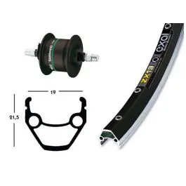 Bästa pris Cykeldelar Framhjul (28" | 1,75" | Navdynamo DH3N31 | Styv) köpa billi