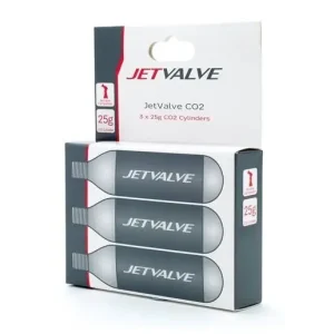 Begränsat erbjudande Weldtite Co2-Pump Kolsyrepatron Jetvalve 10 St 3 Pack