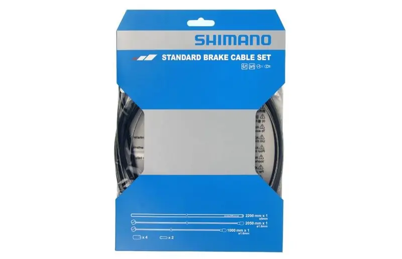 Bästa pris Shimano Bromsvajerset Racer/MTB Dubbla Nipplar Black