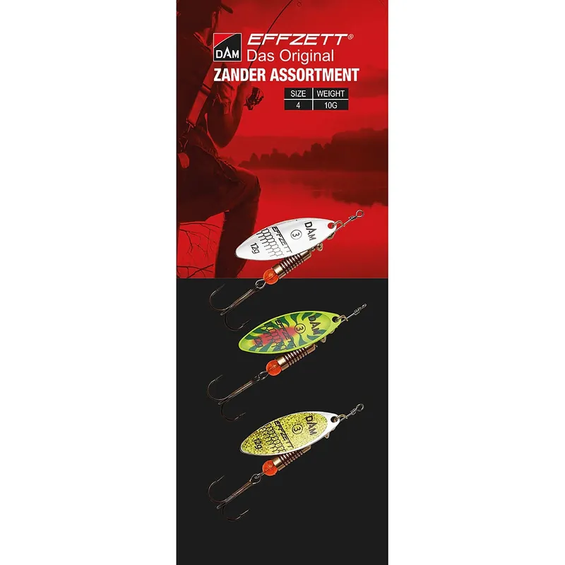 Sänkt pris DAM Effzett Spinner Assortment Zander 12g
