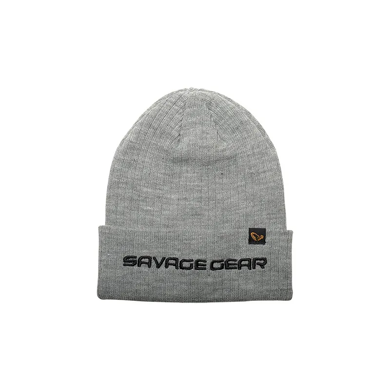 Savage Gear Fold-Up Beanie Light Grey/Melange Billig