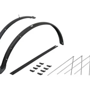 Begränsad tid Bontrager Stänkskärm Fender Eurofender Rapido W/E-Bike Wire Routing Black Set