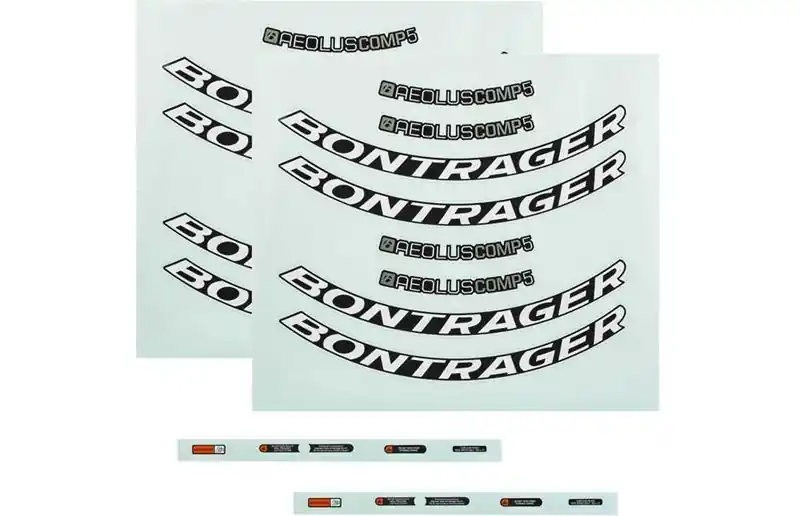 Premium Bontrager Aeolus Comp Disc Rim Decal Set