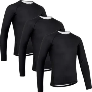 GripGrab RIDE Thermal Långärmat Underställ 3-Pack Black Rabatter