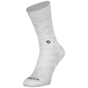 Cykelstrumpor Scott Trail Camo Crew White/Black Populärt val