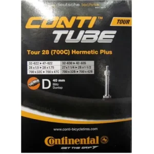 Reapris Cykelslang Continental Tour Hermetic Plus 28" Dunlop 40mm 32/47-622/42-635