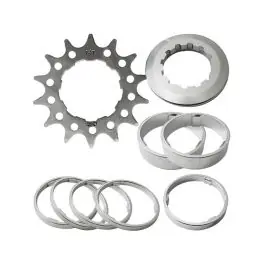 Bästa pris Point Single Speed Krans (14 Tänder | 1/2" | x3/32" | CroMo | Ringar)