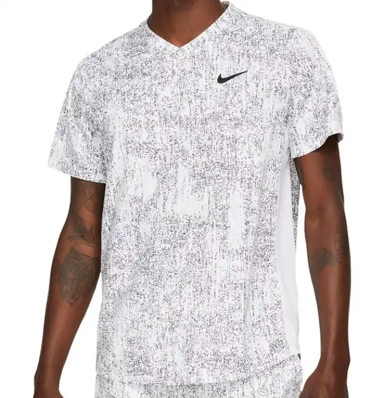 NIKE Victory Printed Crew White Mens Premium