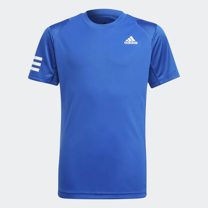 ADIDAS Club 3-stripes Tee Blue Boys Billigare