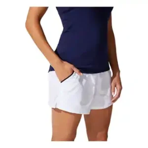 ASICS Court Shorts white w Pockets Women Extra rabatt
