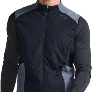 2XU Men's Light Speed Hybrid Vest Black/Turbulence I lager