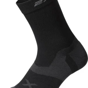 2XU Vectr Cushion Crew Socks Black/Titanium Endast denna vecka
