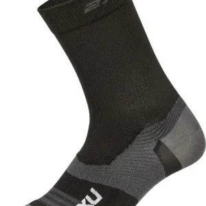 2XU Vectr Light Cushion Crew Sock Black/Titanium Snabb leverans