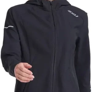 2XU Women's Aero Jacket Black/Silver Reflective Populär