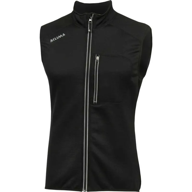 risnedsättning Aclima WoolShell Vest Man Jet Black