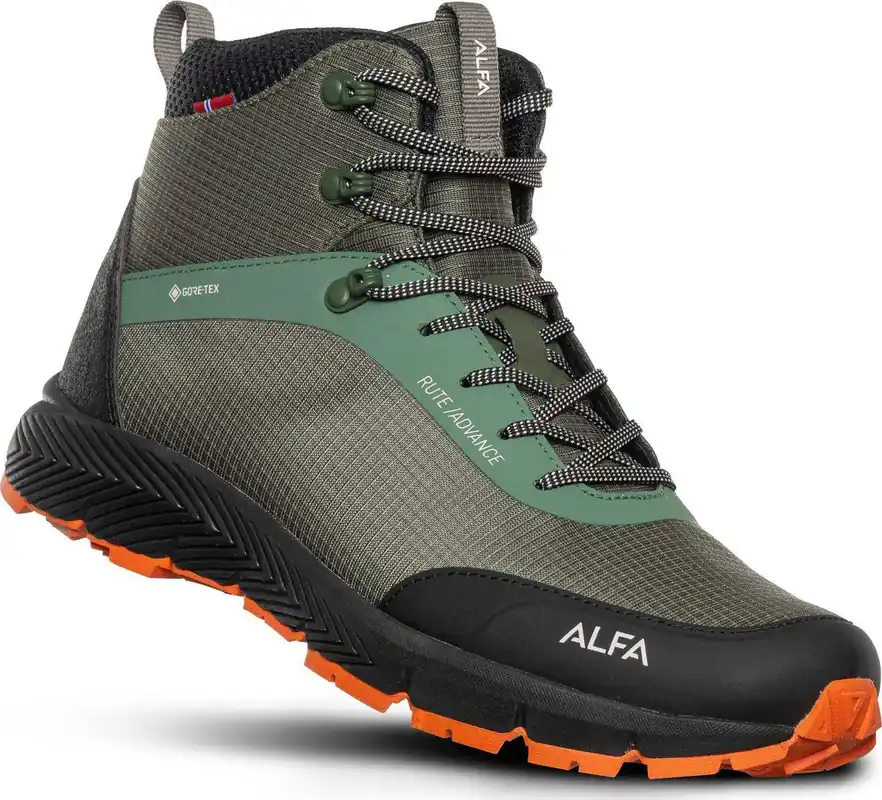 Alfa Men's Rute Advance GORE-TEX Green Snabb frakt
