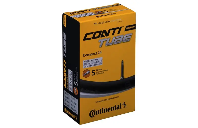 Bästa pris Cykelslang Continental Compact Wide 24'"Presta 42mm 32/47-507/544