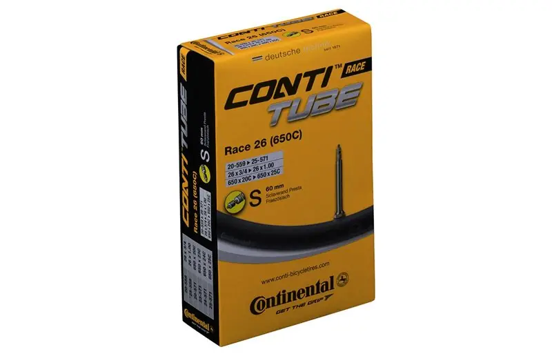 Snabb leverans Cykelslang Continental Race 26" Presta 60mm 20/25-559/571
