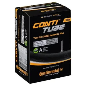 Snabb frakt Cykelslang Continental Tour Hermetic Plus 28" Schrader 40mm 32/47-622/42-635