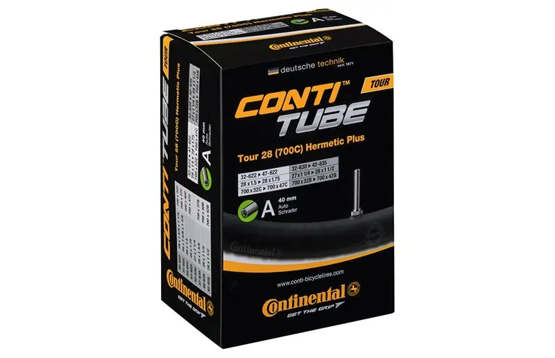 Snabb frakt Cykelslang Continental Tour Hermetic Plus 28" Schrader 40mm 32/47-622/42-635