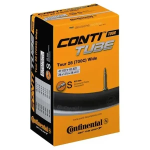 Sänkt pris Cykelslang Continental Tour Wide 28" Presta 42mm 47/62-622