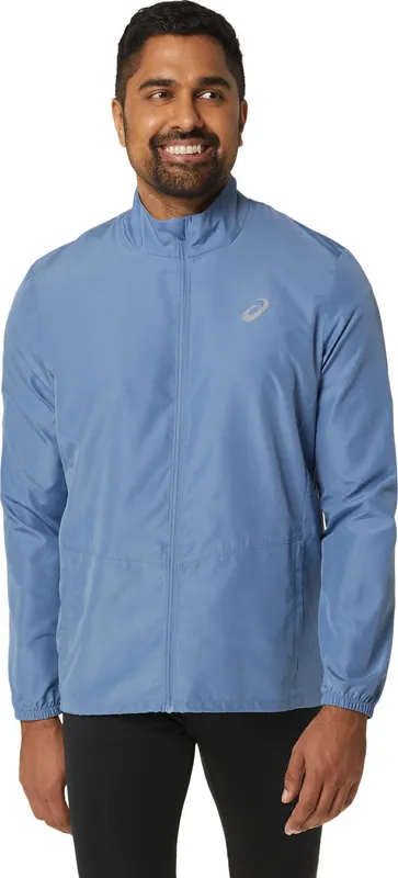 Asics Men's Core Jacket Denim Blue Rabatter