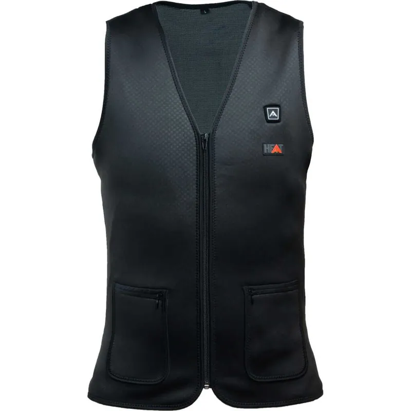 Avignon Unisex HEAT SecondSkin - Thin Heated Vest Basic Black Sänkt pris