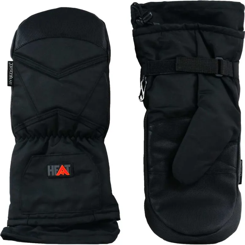 Avignon Unisex Warmth Mitten AA Battery Basic Black Lågt pris